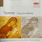 Cover for album: John Tavener, Arvo Pärt, Veljo Tormis, Gustav Holst, Maurice Duruflé, Benjamin Britten, Francis Poulenc – Song For Athene(CD, Stereo)