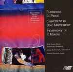 Cover for album: Florence B. Price, New Black Music Repertory Ensemble, Leslie B. Dunner, Karen Walwyn – Concerto In One Movement / Symphony In E Minor(CD, Album)