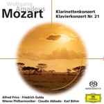 Cover for album: Wolfgang Amadeus Mozart - Alfred Prinz, Friedrich Gulda, Wiener Philharmoniker, Claudio Abbado, Karl Böhm – Klarinettenkonzert/Klavierkonzert 21(SACD, Hybrid, Stereo, Compilation)