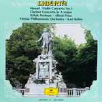 Cover for album: Mozart, Itzhak Perlman, Alfred Prinz, Vienna Philharmonic Orchestra, Karl Böhm – Violin Concerto No.5 In A Major K.219, Clarinet Concerto In A Major K.622(CD, Compilation)