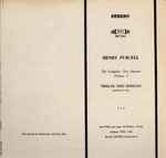 Cover for album: Henry Purcell - Carl Pini, John Tunnell, Anthony Pini, Harold Lester – The Complete Trio Sonatas Volume I - Twelve Trio Sonatas