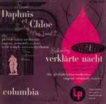 Cover for album: Ravel / Schönberg - The Philadelphia Orchestra, Eugene Ormandy, Temple University Chorus, Elaine Brown (2) – Daphnis Et Chloé Suites Nos. 1 And 2 / Verklärte Nacht (Transfigured Night)