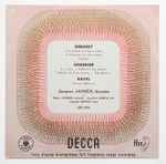 Cover for album: Debussy, Chabrier & Ravel, Jacques Jansen – Récital Jacques Jansen