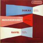 Cover for album: Dukas, Moussorgsky, Ravel, Warwick Symphony Orchestra – Sorcerer's Apprentice / A Night On Bare Mountain / Rapsodie Espagnole