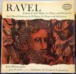 Cover for album: Ravel - Jean Doyen With Jean Fournet Conducting The Orchestre Des Concerts Lamoureux – Concerto In G Major For Piano And Orchestra / Left Hand Concerto In D Major For Piano And Orchestra
