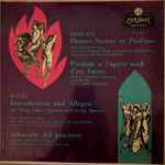 Cover for album: Debussy, Ravel, Phia Berghout, The Amsterdam Chamber Music Society, L'Orchestre De La Suisse Romande – Danses Sacree Et Profane / Alborada Del Gracioso(LP)