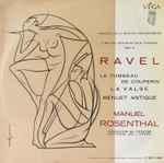 Cover for album: Ravel / Manuel Rosenthal, Orchestre Du Théâtre National De L'Opéra – Le Tombeau De Couperin / La Valse / Menuet Antique(LP, Album)