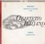 Cover for album: Mozart / Ravel - Quartetto Italiano – Quartet In G Major, K.156 / Quartet In F