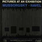 Cover for album: Mussorgsky - Ravel, L'Orchestre De La Societé Des Concerts Du Conservatoire, Andre Vandernoot – Pictures At An Exhibition