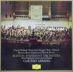 Cover for album: Claude Debussy / Maurice Ravel – Boston Symphony Orchestra, New England Conservatory Chorus, Claudio Abbado – Nocturnes (Nuages · Fêtes · Sirènes) / Daphnis Et Chloé II · Pavane