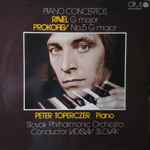 Cover for album: Ravel / Prokofiev, Peter Toperczer, Slovak Philharmonic Orchestra, Ladislav Slovák – Piano Concertos (G Major / No. 5 G Major)(LP)