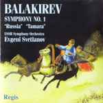 Cover for album: Balakirev, USSR Symphony Orchestra, Evgeni Svetlanov – Symphony No. 1 • 