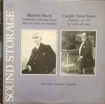 Cover for album: Ravel, Saint-Saëns, Carter Chamber Ensemble – Maurice Ravel: Sonata For Violin And Piano / Camille Saint-Saëns: Fantaisie, op. 124(LP)