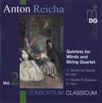 Cover for album: Anton Reicha, Consortium Classicum – Quintets For Winds And String Quartet Vol.2 (Quintet For Clarinet B Major - Quintet For Bassoon B Major)(CD, Album, Stereo)