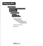 Cover for album: Wolfgang Rihm / Ensemble 13 : Wolfgang Hock, Joachim Lemme, Martin Ostertag, Bernhard Wambach, Richard Salter (2) / Kolberg Percussion Ensemble / Manfred Reichert – Wolfgang Rihm(4×LP)