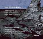 Cover for album: Wolfgang Rihm - Arditti String Quartet, Nicolas Hodges, Jonathan Nott, John Axelrod, Luzerner Sinfonieorchester – Sotto Voce(CD, )