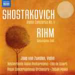 Cover for album: Jaap van Zweden, Dmitri Shostakovich, Wolfgang Rihm – Shostakovich - Rihm: Violin Music(CD, Stereo)