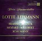 Cover for album: Lotte Lehmann, Ernő Balogh, Paul Ulanowsky – Voix Immortelles(LP, Compilation, Mono)