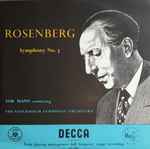 Cover for album: Hilding Rosenberg / The Stockholm Philharmonic Orchestra Conducted By Tor Mann – Symphony No. 3(LP, Album, Mono)