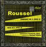 Cover for album: Roussel - Lamoureux Orchestra, Paris, Georges Tzipine – Symphony No. 4, Opus 53 / Suite In F, Opus 33(LP, Mono)