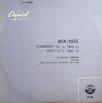 Cover for album: Roussel - Lamoureux Orchestra, Paris, Georges Tzipine – Symphony No. 4, Opus 53 / Suite In F, Opus 33(LP, Mono)