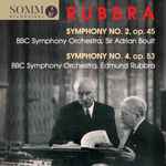 Cover for album: Rubbra, BBC Symphony Orchestra, Sir Adrian Boult – Symphony No. 2, Op. 45; Symphony No. 4, Op. 53(CD, Compilation)
