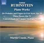 Cover for album: Anton Rubinstein, Martin Cousin – Piano Works(CD, Album)