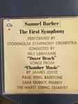 Cover for album: Samuel Barber, Nils Lehmann, Paul King (18), Samuel Quincy – The First Symphony / Dover Beach / Songs From Chamber Music(LP)