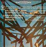 Cover for album: William Schuman, Leonard Bernstein, New York Philharmonic / Samuel Barber, Martina Arroyo, Thomas Schippers – Symphony No. 8 / Andomache´s Farewell