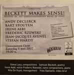 Cover for album: Irene Aebi, Frederic Rzewski – Beckett Makes Sense(DVD, )
