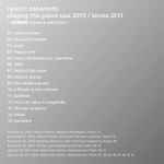 Cover for album: Playing The Piano USA 2010 /Korea 2011(CD, Album)