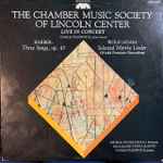 Cover for album: Samuel Barber, Hugo Wolf, Claus Adam, Juilliard String Quartet – The Chamber Music Society Of Lincoln Performs Works By Barber & Wolf(LP)