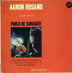 Cover for album: Aaron Rosand Plays The Music Of Pablo de Sarasate – Navarra For Two Violins, Op. 33 / 8 Spanish Dances / Caprice Basque, Op. 24 / Introduction And Tarantella, Op. 43