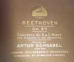 Cover for album: Beethoven / Artur Schnabel, The London Philharmonic Orchestra, Sir Malcolm Sargent – Concerto No. 3 In C Minor For Pianoforte And Orchestra, Op. 37