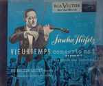 Cover for album: Jascha Heifetz, The London Symphony Orchestra, Sir Malcolm Sargent - Vieuxtemps – Concerto No 5 In A Minor, Op. 37(2×Shellac, 12