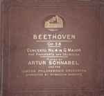 Cover for album: Ludwig van Beethoven, Artur Schnabel, The London Philharmonic Orchestra, Sir Malcolm Sargent – Op. 58 Concerto No. 4 in G Major (G Dur) for Pianoforte & Orchestra(Shellac, 12