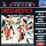 Cover for album: Shostakovich - Sir Adrian Boult, London Philharmonic / Sir Malcolm Sargent, London Symphony – Symphony No. 6. Symphony No. 9.(CD, Compilation, Remastered)