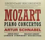 Cover for album: Mozart, Artur Schnabel, Adrian Boult, Malcolm Sargent, London Symphony Orchestra – Piano Concertos(CD, Compilation, Remastered, Mono)