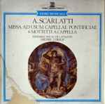 Cover for album: A. Scarlatti, Ensemble Vocal De Lausanne, Michel Corboz – Missa Ad Usum Cappellae Pontificiae, 6 Mottetti A Cappella