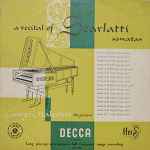 Cover for album: George Malcolm, Domenico Scarlatti – A Recital Of Scarlatti Sonatas