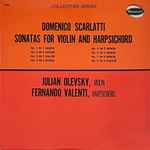 Cover for album: Domenico Scarlatti, Julian Olevsky, Fernando Valenti – 8 Sonatas For Violin And Harpsichord