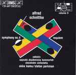 Cover for album: Alfred Schnittke - Uppsala Akademiska Kammarkör, Stockholm Sinfonietta, Okko Kamu / Stefan Parkman – Symphony No. 4; Requiem