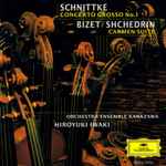 Cover for album: Schnittke, Bizet / Shchedrin - Orchestra Ensemble Kanazawa / Iwaki – Concerto Grosso No. 1 / Carmen-Suite(CD, Album)